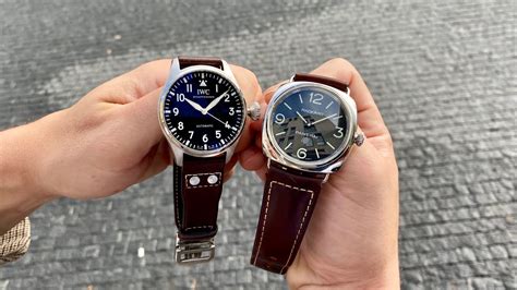 iwc schaffhausen vs panerai|Panerai vs IWC Watch Brand Overview and Comparison.